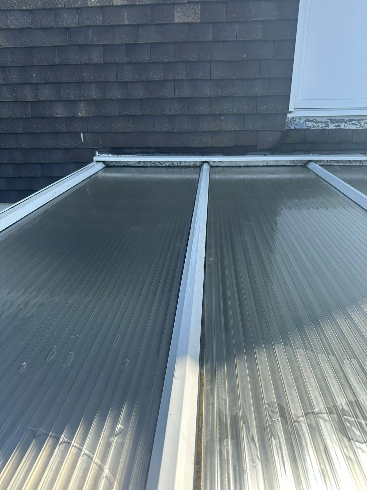 Conservatory roof detail cleaned by Pike Window Cleaning
